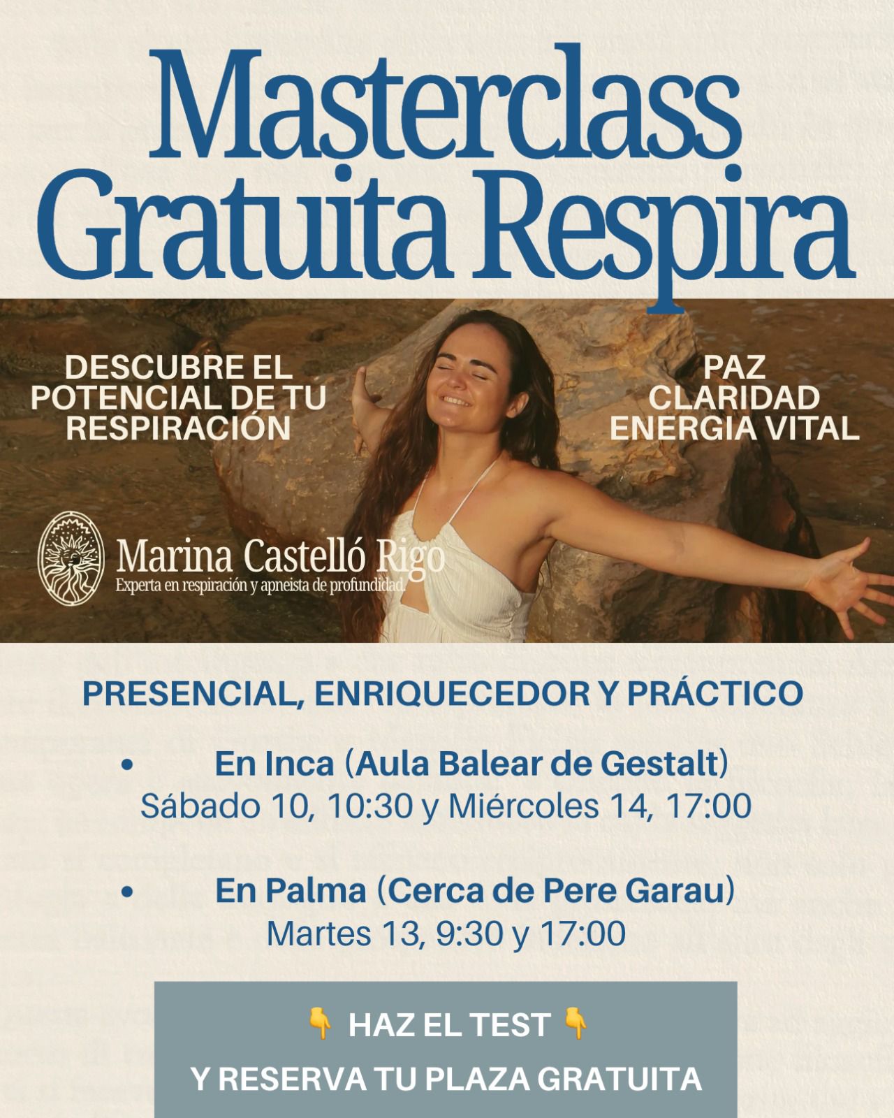 Free Breathing Masterclass with Marina Castelló Rigo