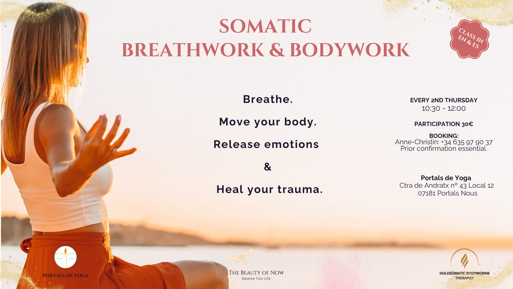 Somatic Breathwork & Bodywork Class