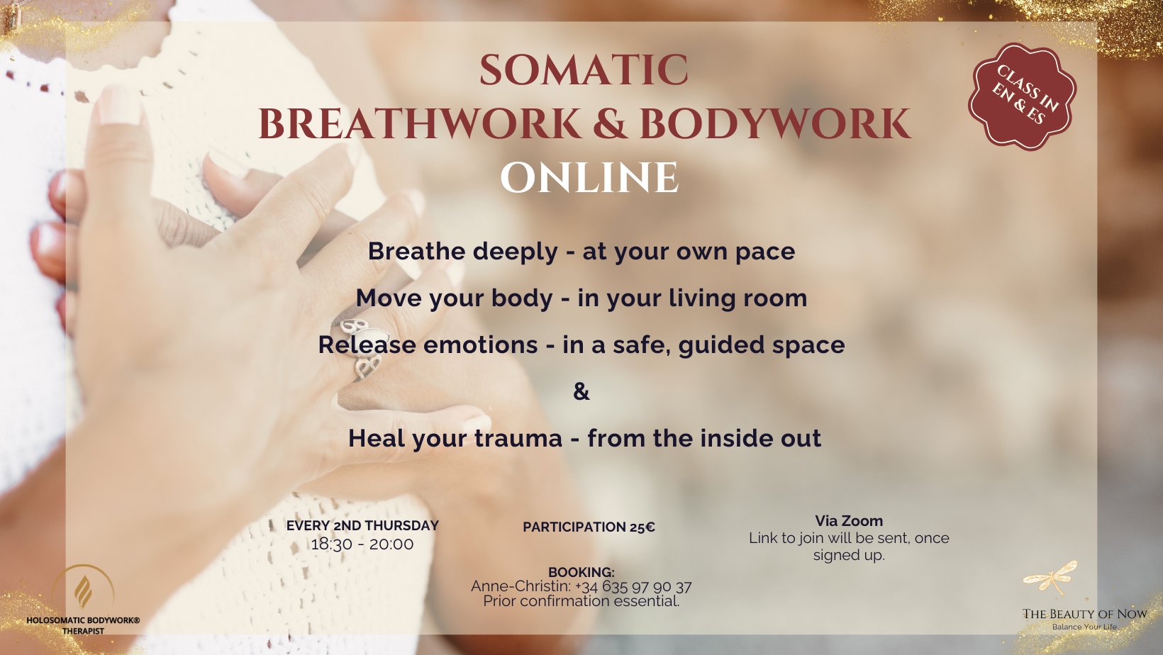 ONLINE Somatic Breathwork & Bodywork Group Session