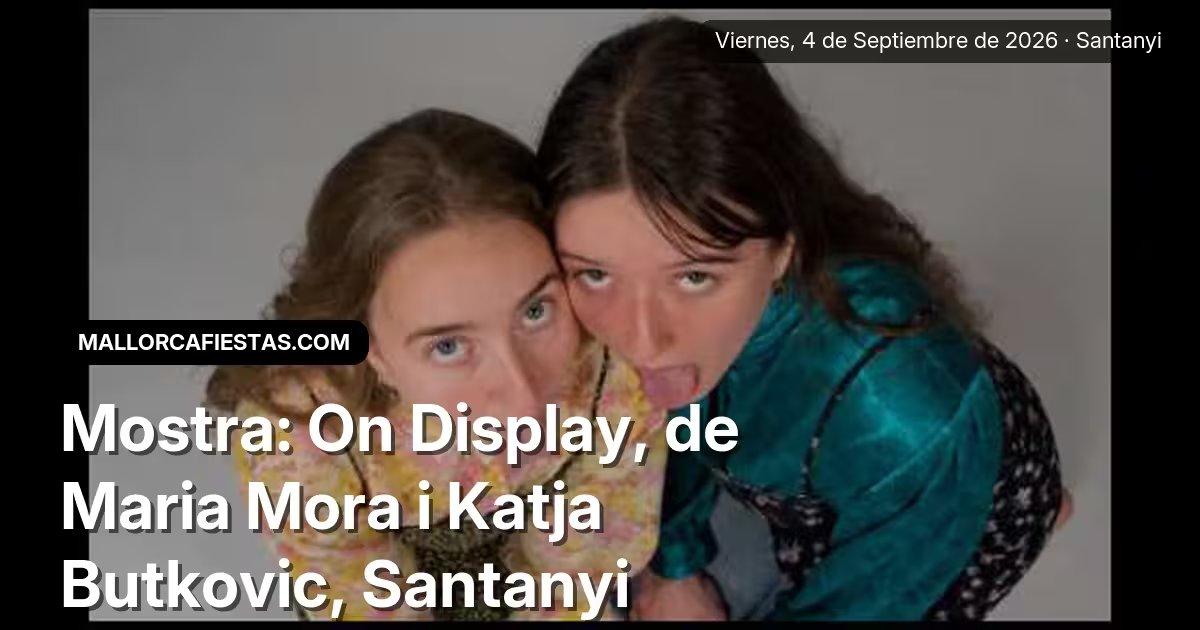 Mostra: Zur Ausstellung, von Maria Mora und Katja Butkovic