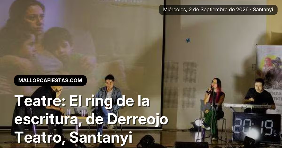 Theater: Derreojo Teatro's El ring de la escritura