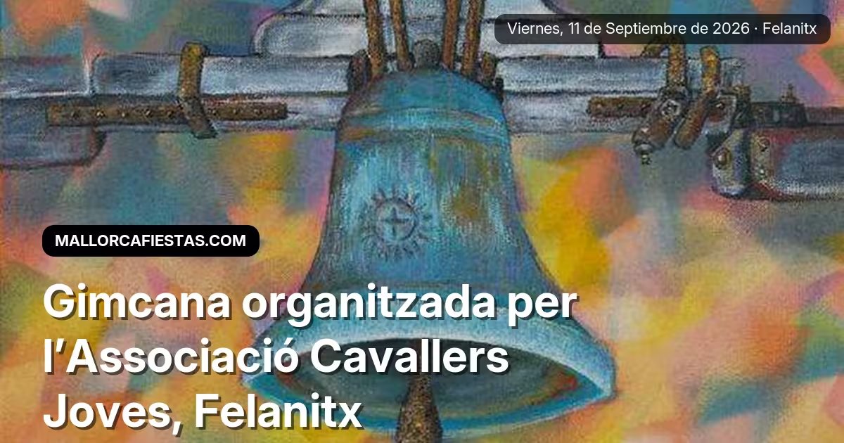 Gimcana organiseret af Associació Cavallers Joves