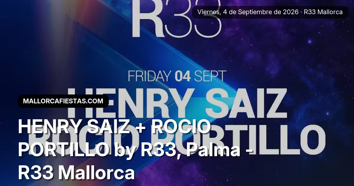 HENRY SAIZ + ROCIO PORTILLO von R33