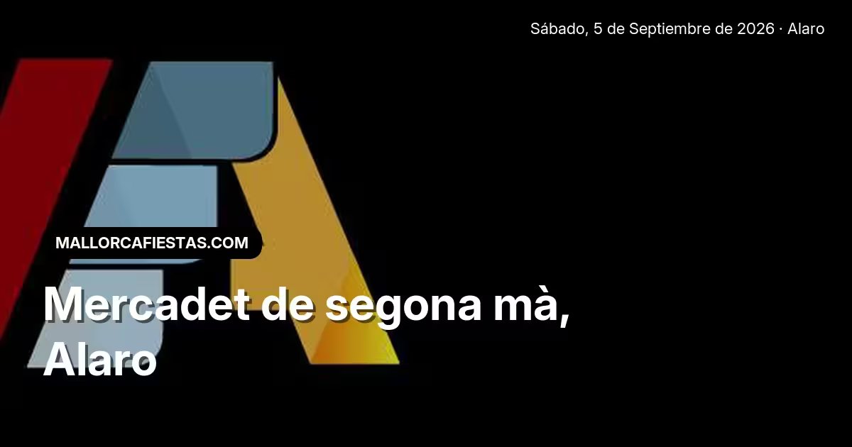 Mercadet de segona mà