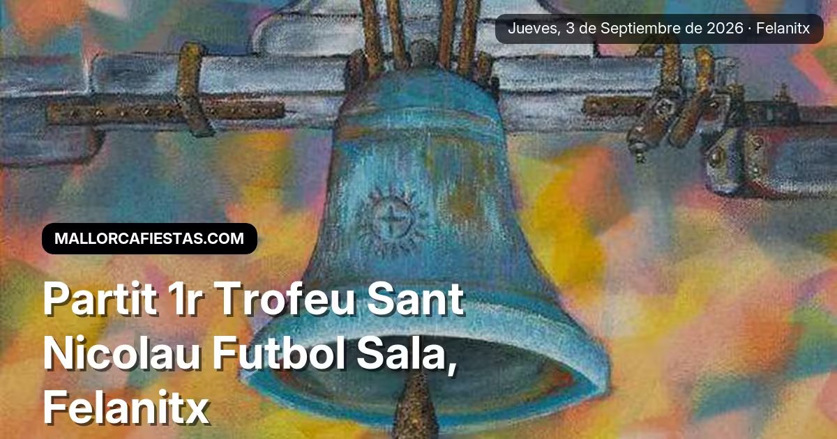 1. Spiel um den Trofeo Sant Nicolau im Hallenfußball