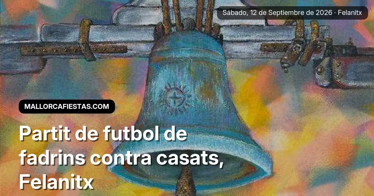 Partit de futbol de solters contra casats