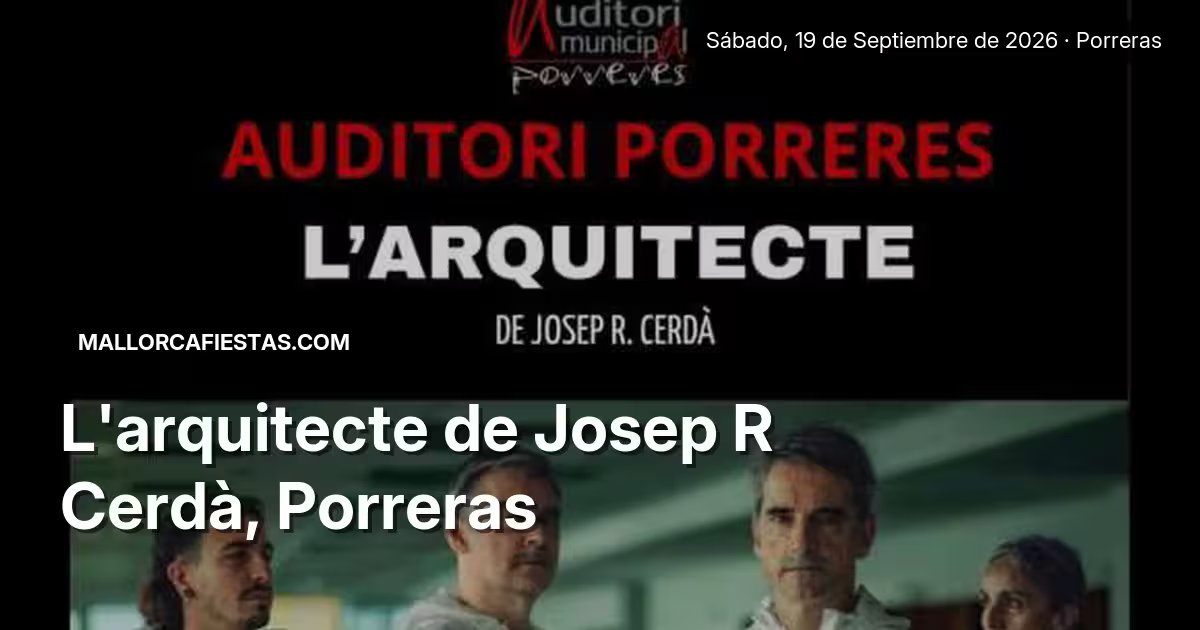 L'arquitecte de Josep R Cerdà