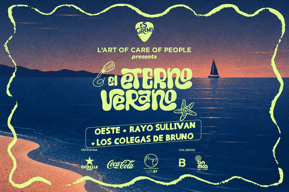 OESTE + RAYO SULLIVAN + LOS COLEGAS DE BRUNO EN EL ETERNO VERANO