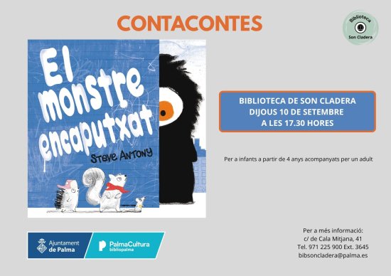 El monstre encaputxat, a càrrec del personal bibliotecari