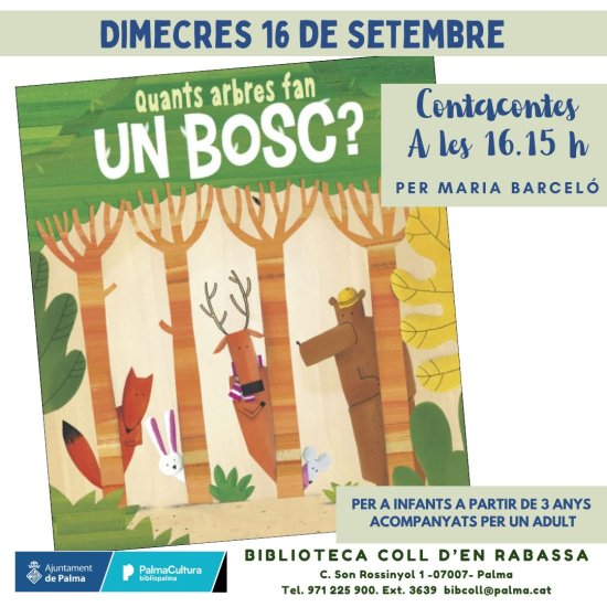 ¿Cuántos árboles hacen un bosque?, con Maria Barceló