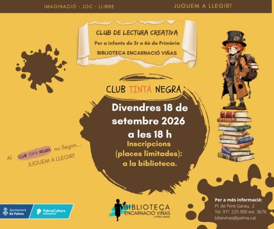 Club de lectura infantil con Club Tinta Negra