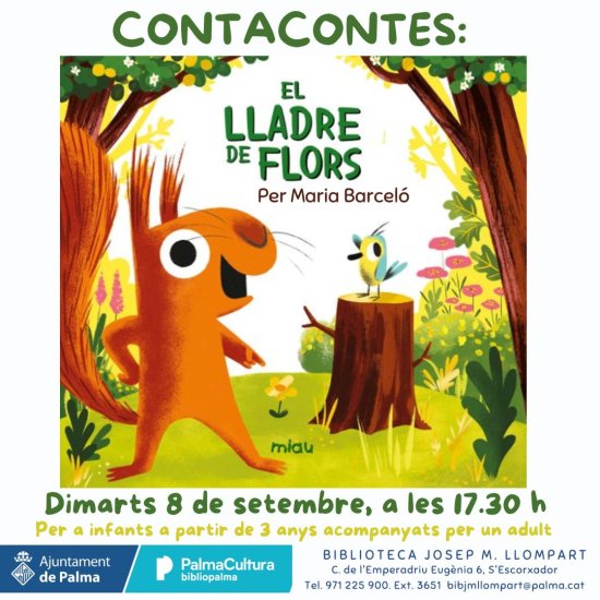 El lladre de flors, amb Maria Barceló