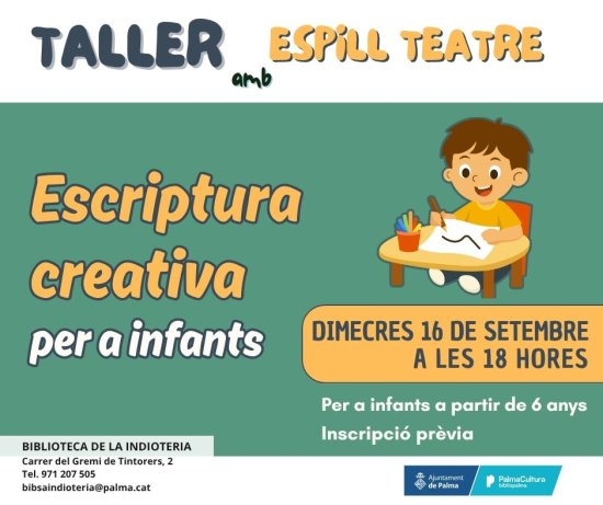 Scrittura creativa per bambini, con Espill Teatre
