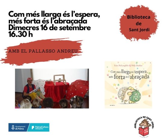Cuanto más larga es la espera, más fuerte es el abrazo, con el Pallasso Andreu