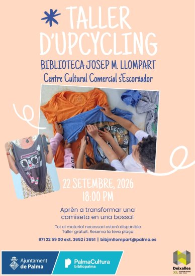 Upcycling de ropa, con Fundació Deixalles