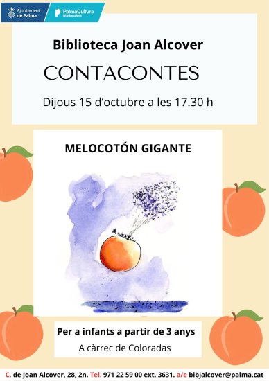 Melocotón gigante, con Coloradas