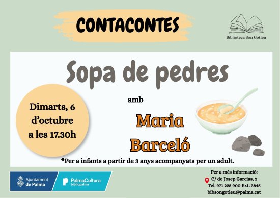 Sopa de pedres, con Maria Barceló