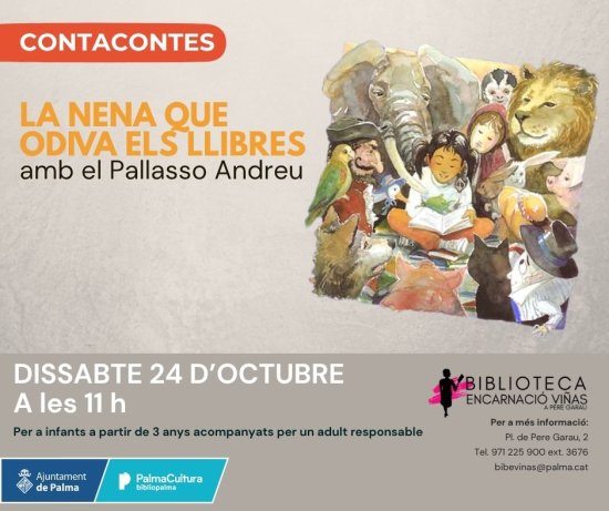 La niña que odiaba los libros, con el Payaso Andreu