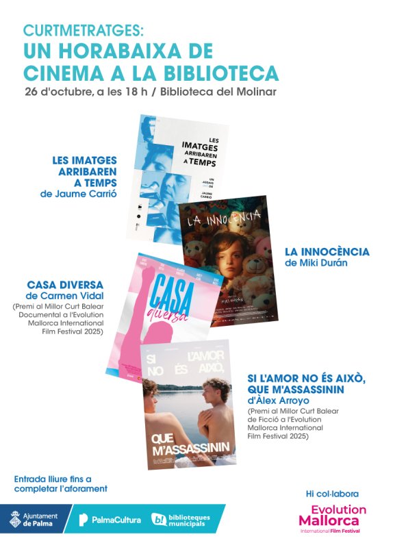 Cortometrajes: una tarde de cine en la biblioteca