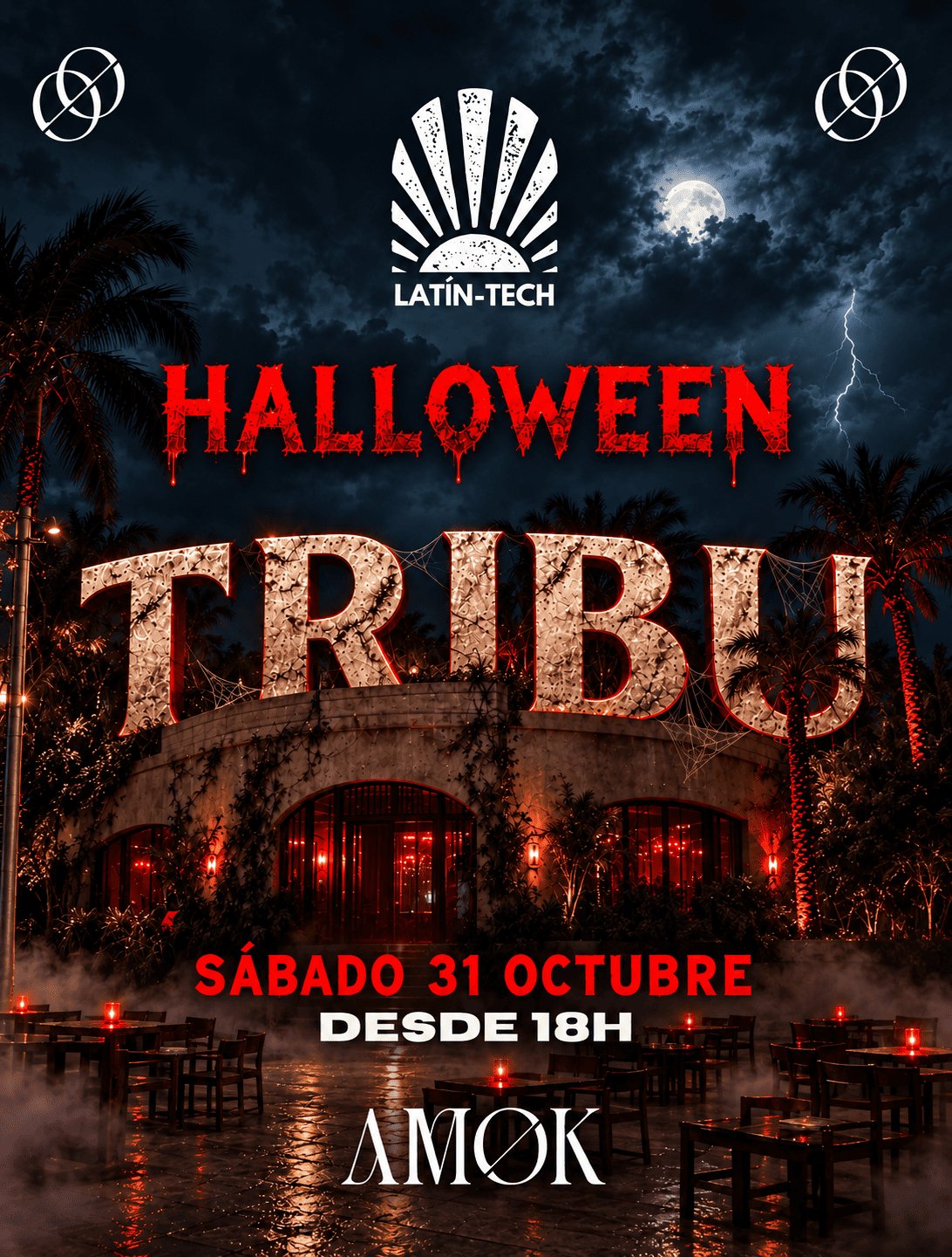 Festa de la posta de sol de Halloween Tribu