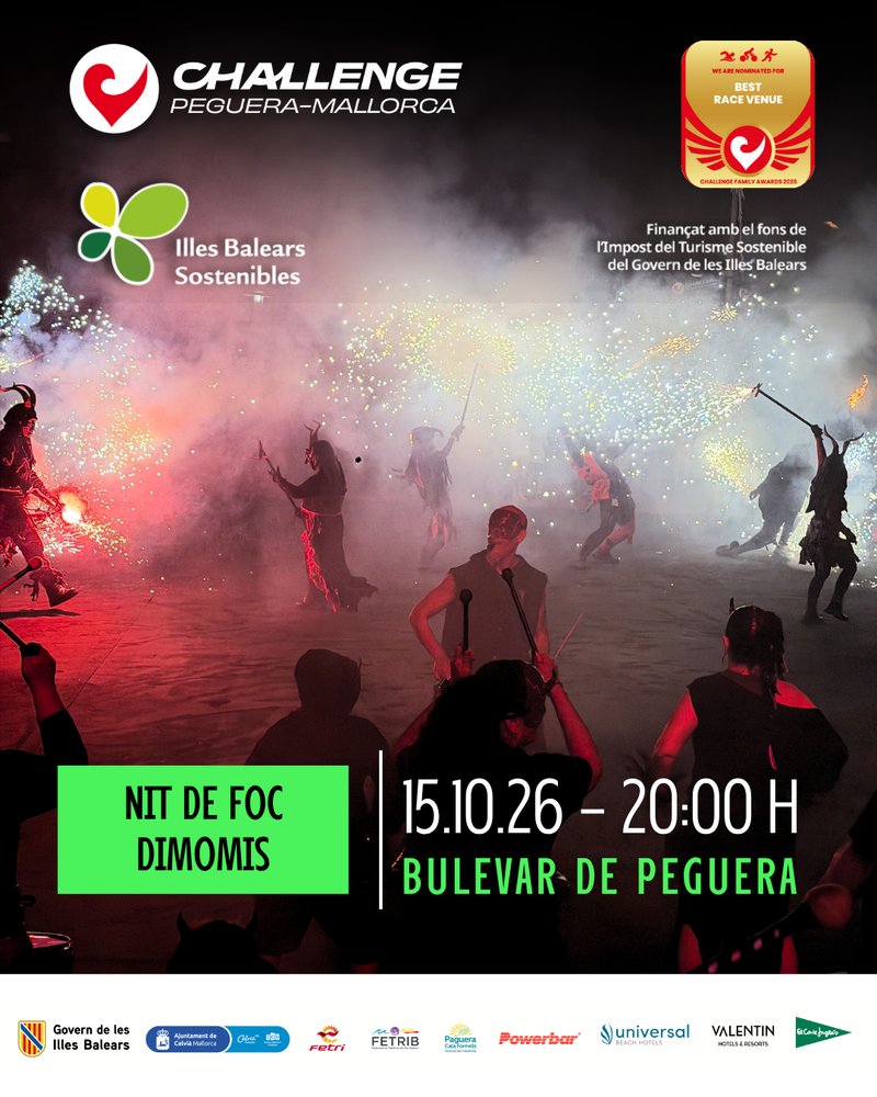Rockkonzert und Nit de Foc (Eröffnung des Challenge Peguera Mallorca)