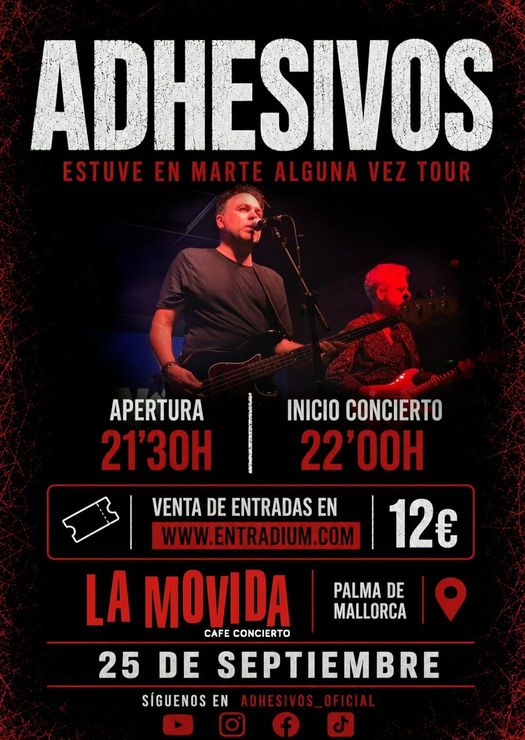 ADHESIVOS "Estuve en Marte alguna vez TOUR"