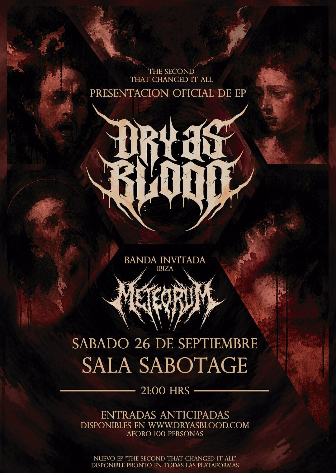 DRY AS BLOOD Présentation EP "The Second that changed it all."