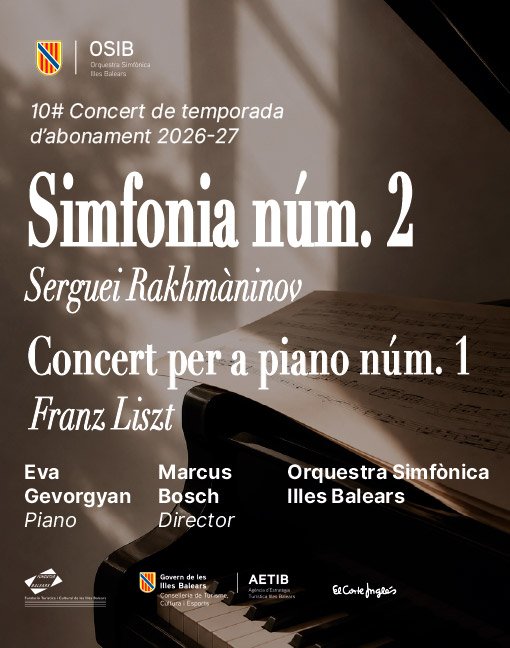 Orquestra Simfònica Illes Balears - 10º Ciclo Auditório de Palma