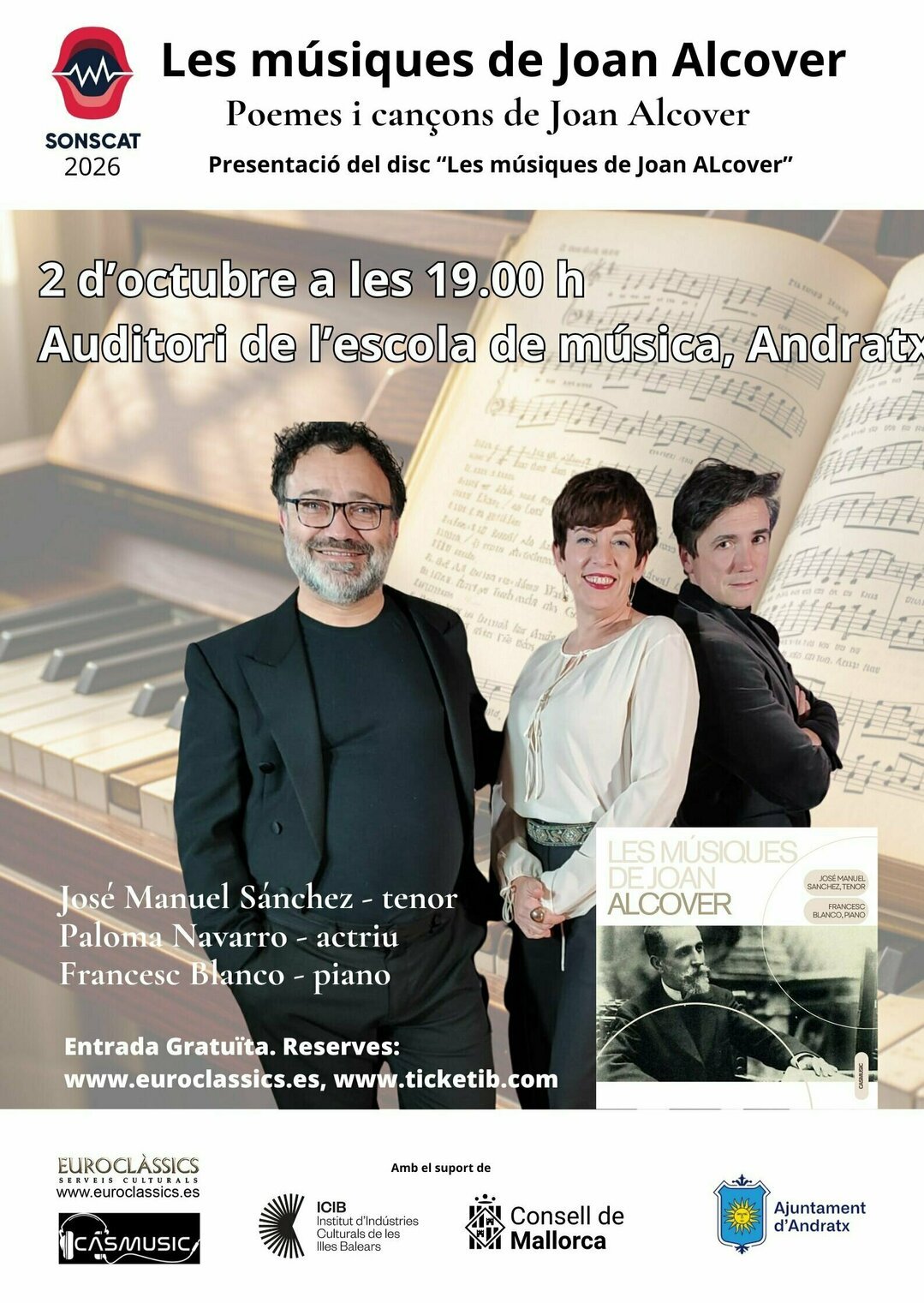 Les musiques de Joan Alcover à Andratx