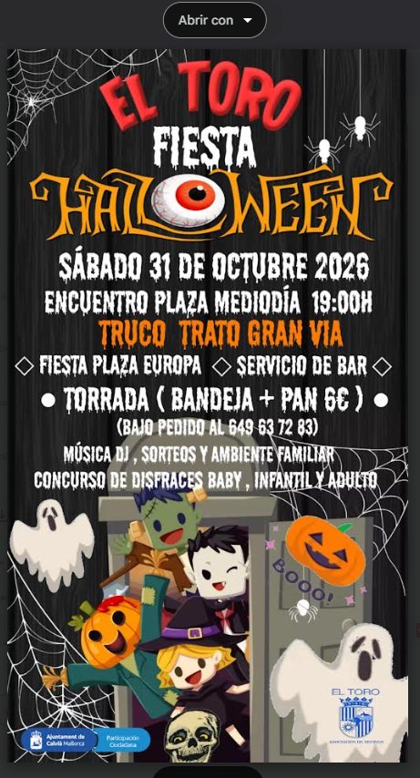 Halloween-Feier El Toro