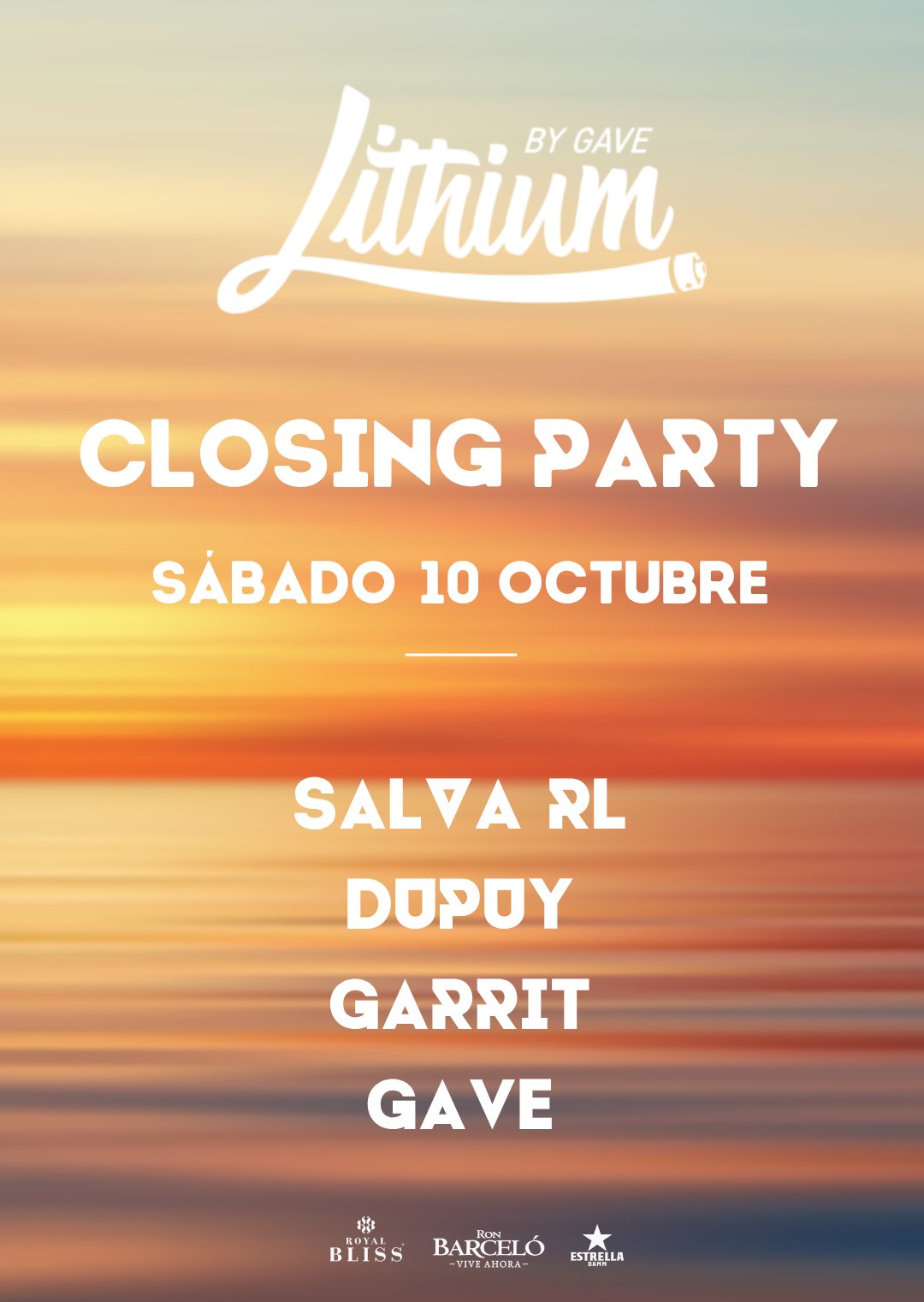 Lithium Closing Party Can Gavella