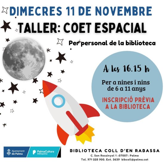 Coet espacial, a càrrec del personal bibliotecari