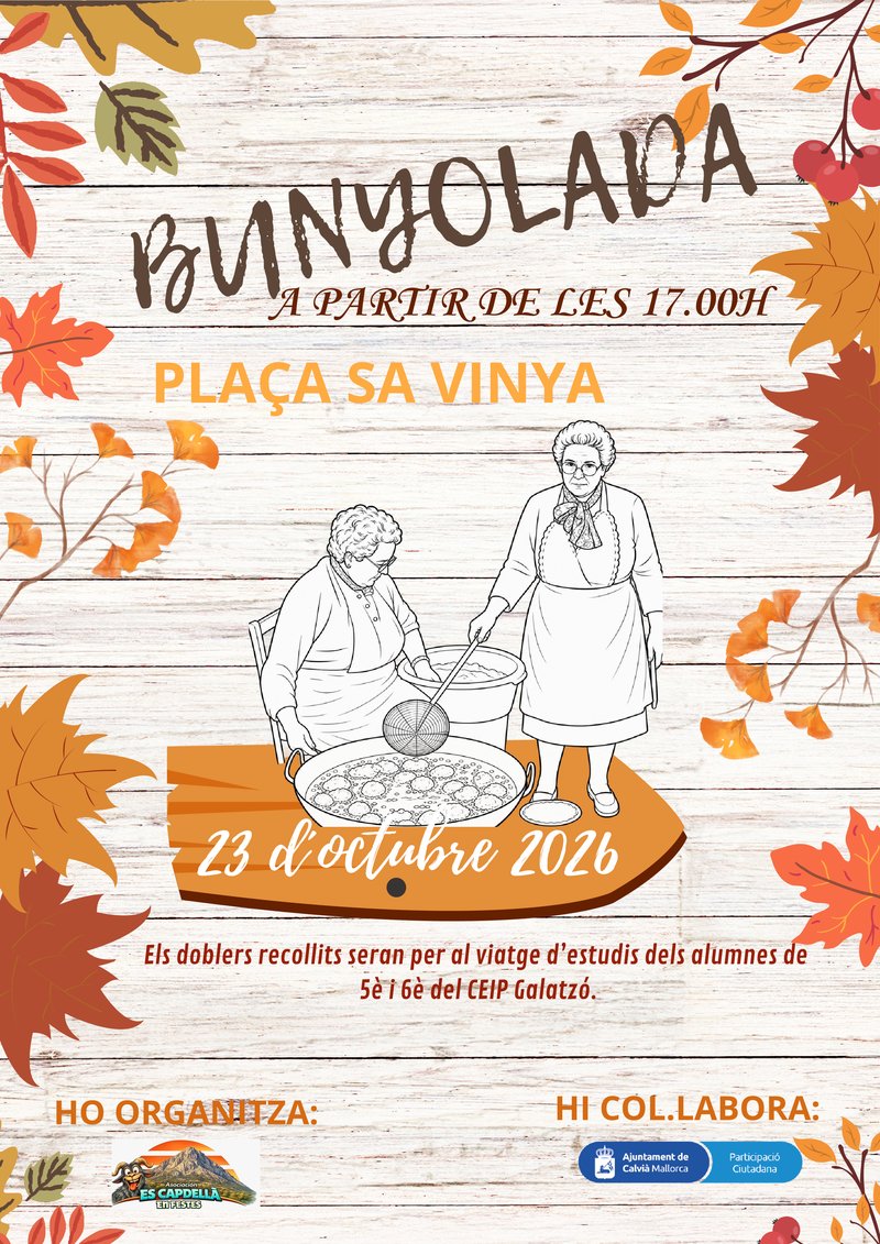 Buñolada in Es Capdellà