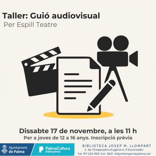 Guion audiovisual, con Espill Teatre