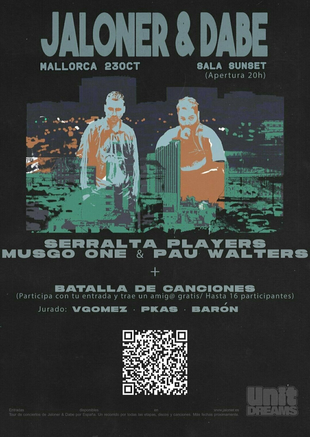 Jaloner & Dabe à Mallorca + Serralta Players, Pau Walters & Musgo One