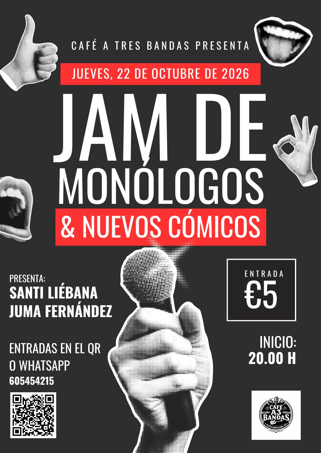 Beta Phase: monologue jam and new comedians