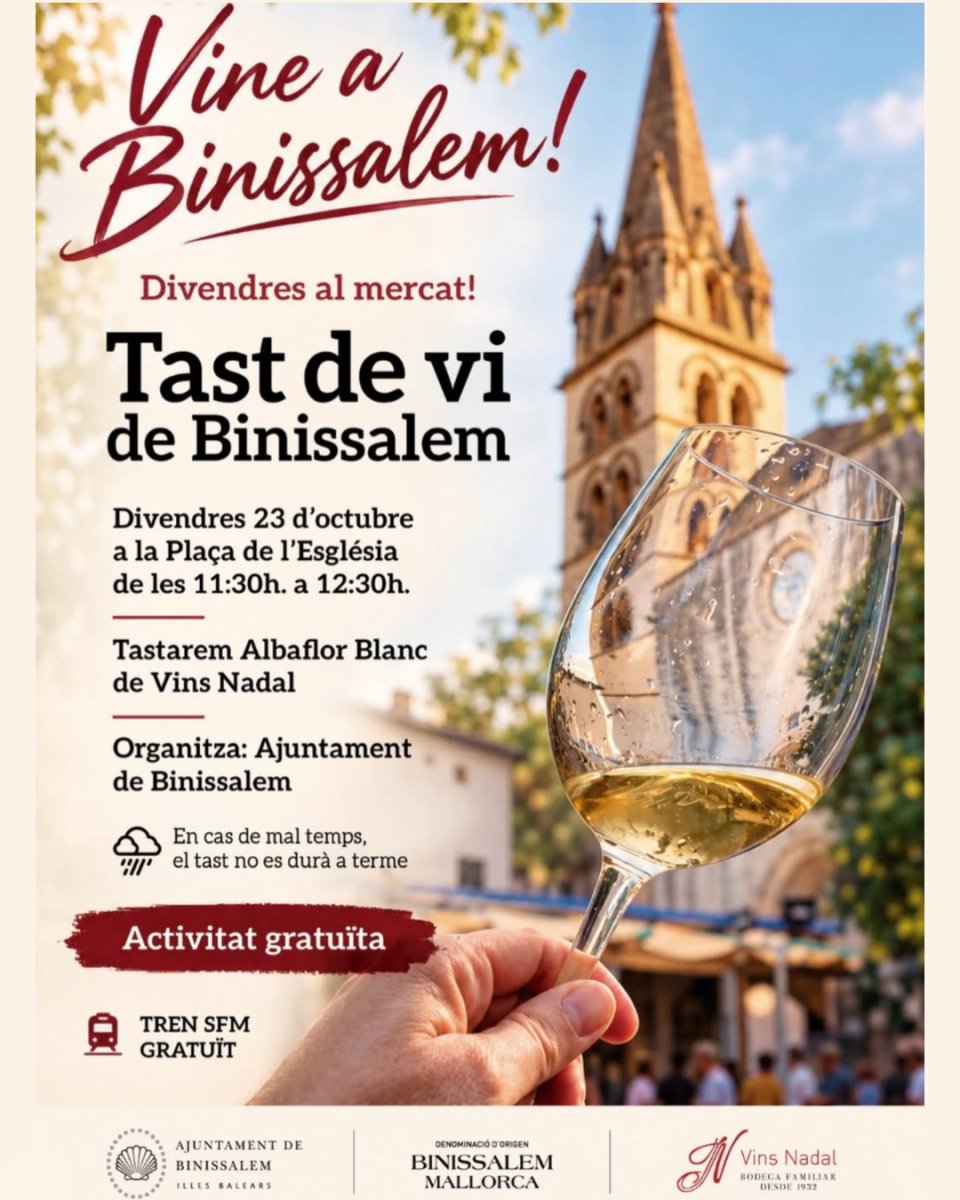 Cata de vino de Binissalem