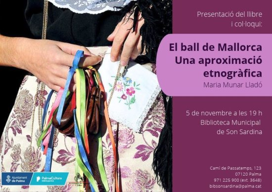Book presentation and discussion: El ball de Mallorca. An ethnographic approach, by Maria Munar Lladó