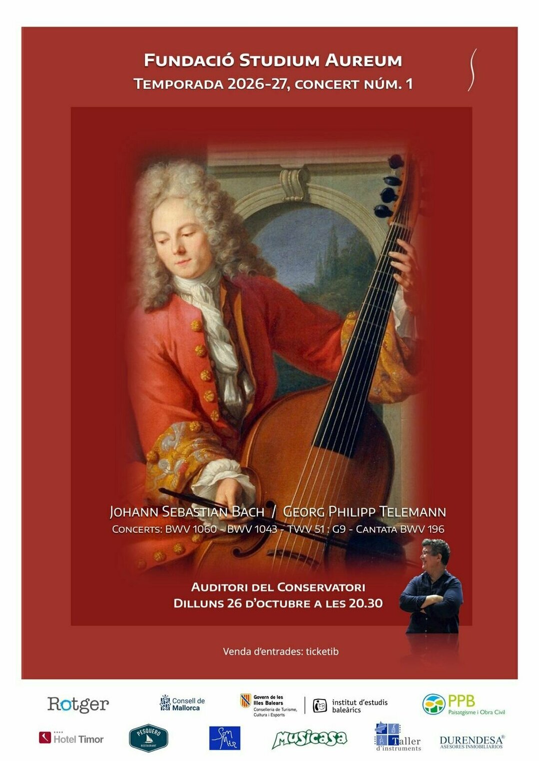 Fundació Studium Aureum: Concertino nr. 1, Bach og Telemann