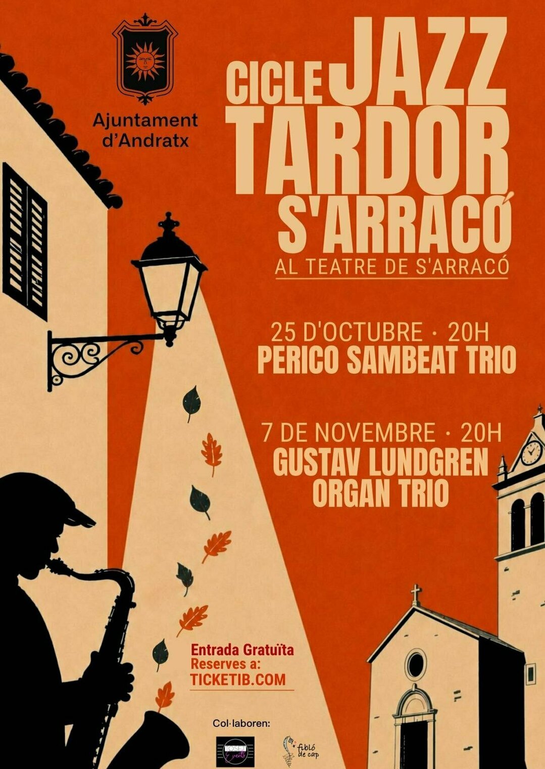 Efterårsjazzciklus i s'Arracó: Perico Sambeat Trio