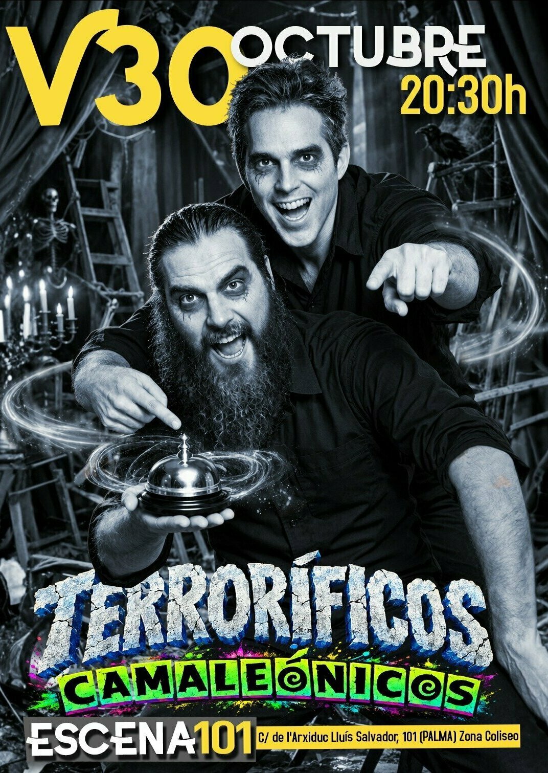 Terroríficos Camaleónicos, in Scena 101