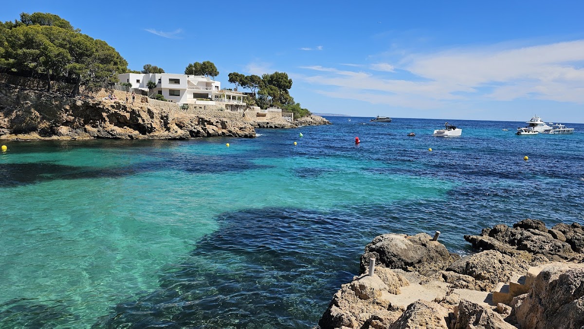 Der Strand La Calita, Portals Nous.