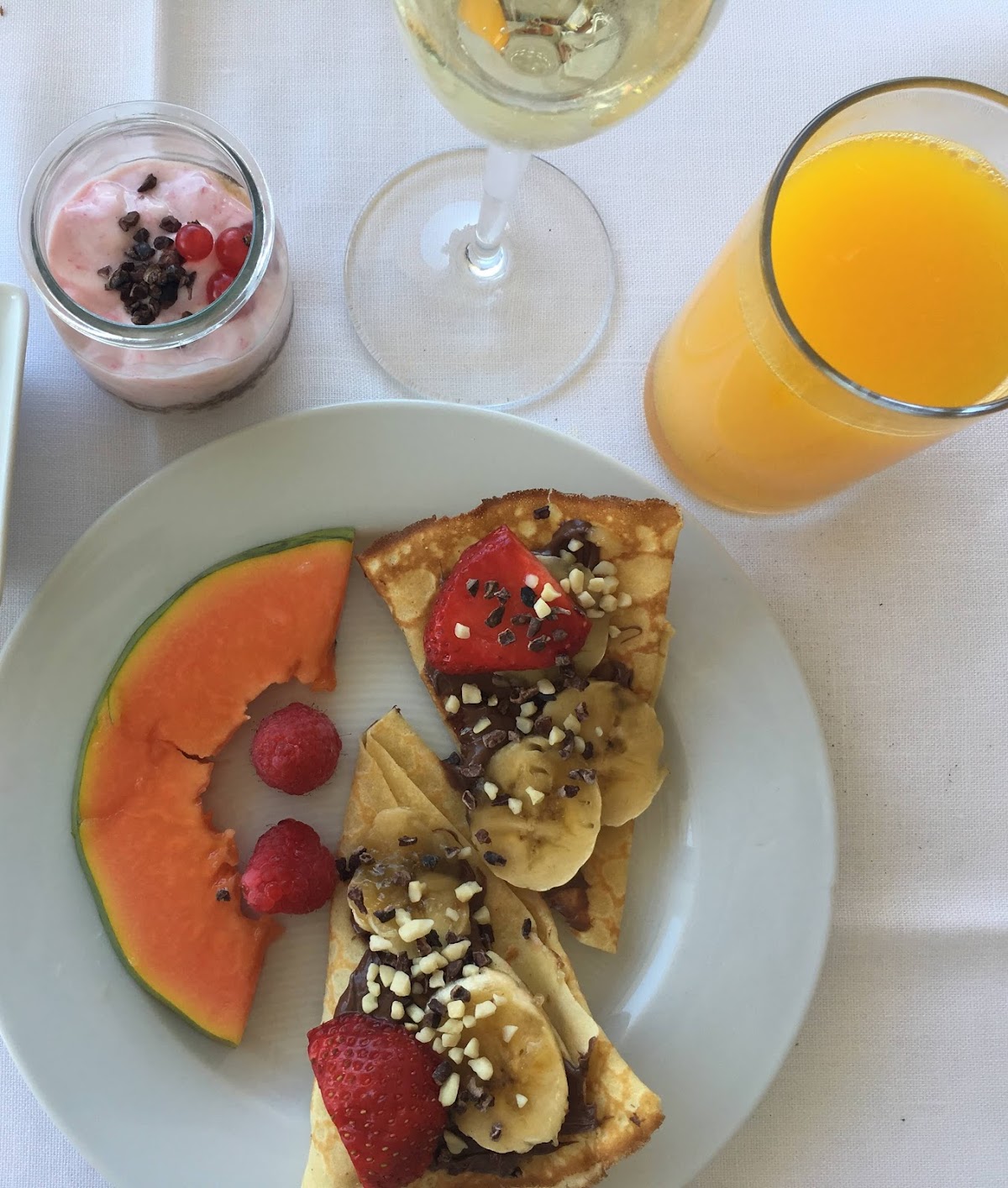 Frühstücks- und Abendbuffet