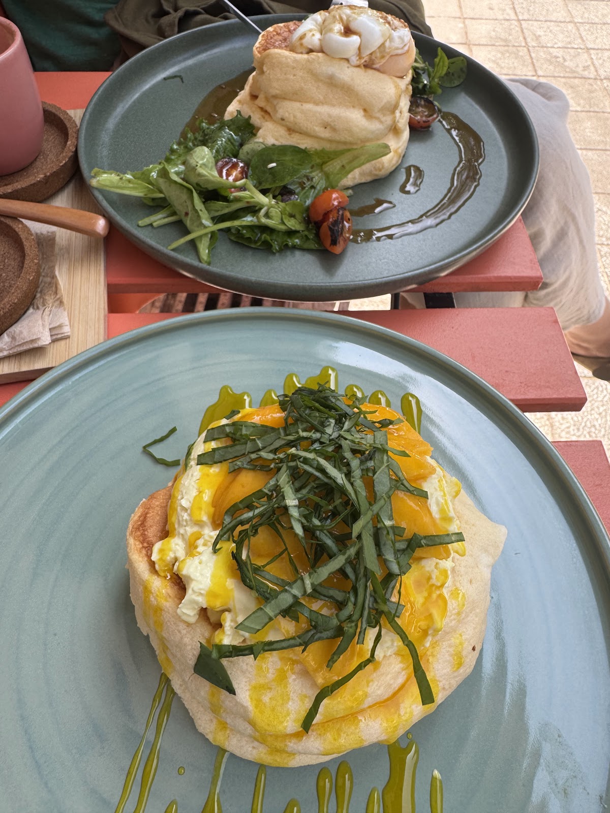 FLUFFY breakfast japanese pancakes brunch