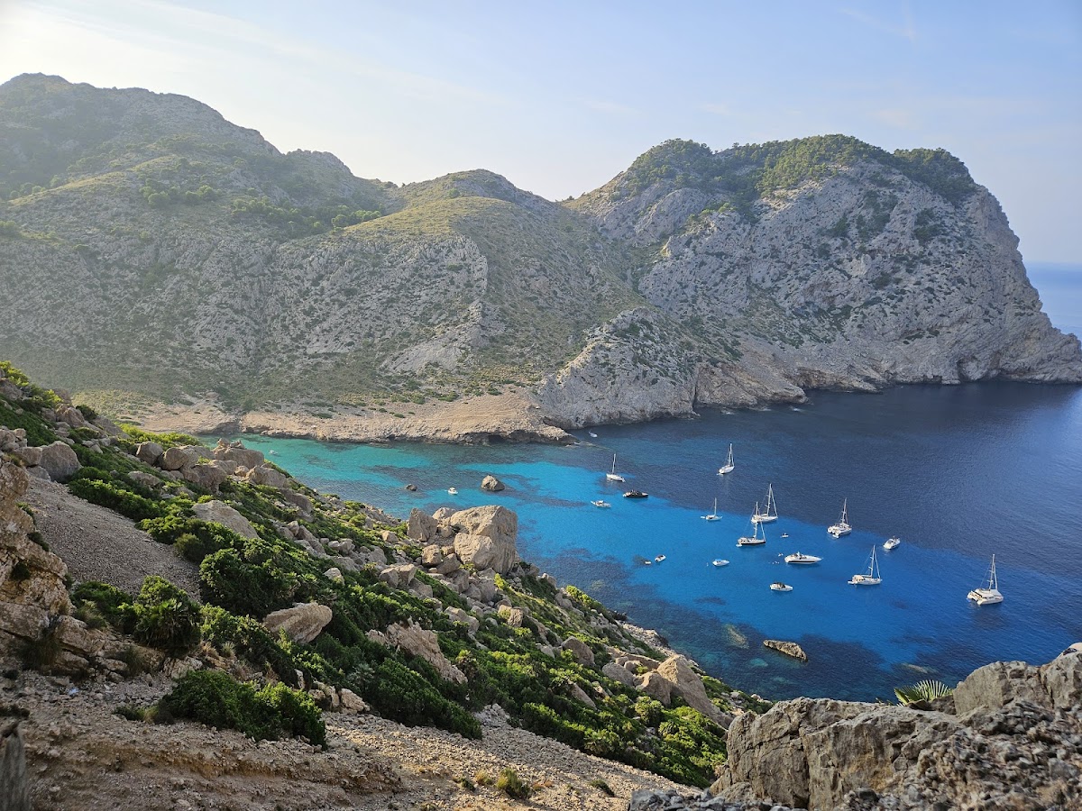 Panoramautsikt mot de Cap Formentor