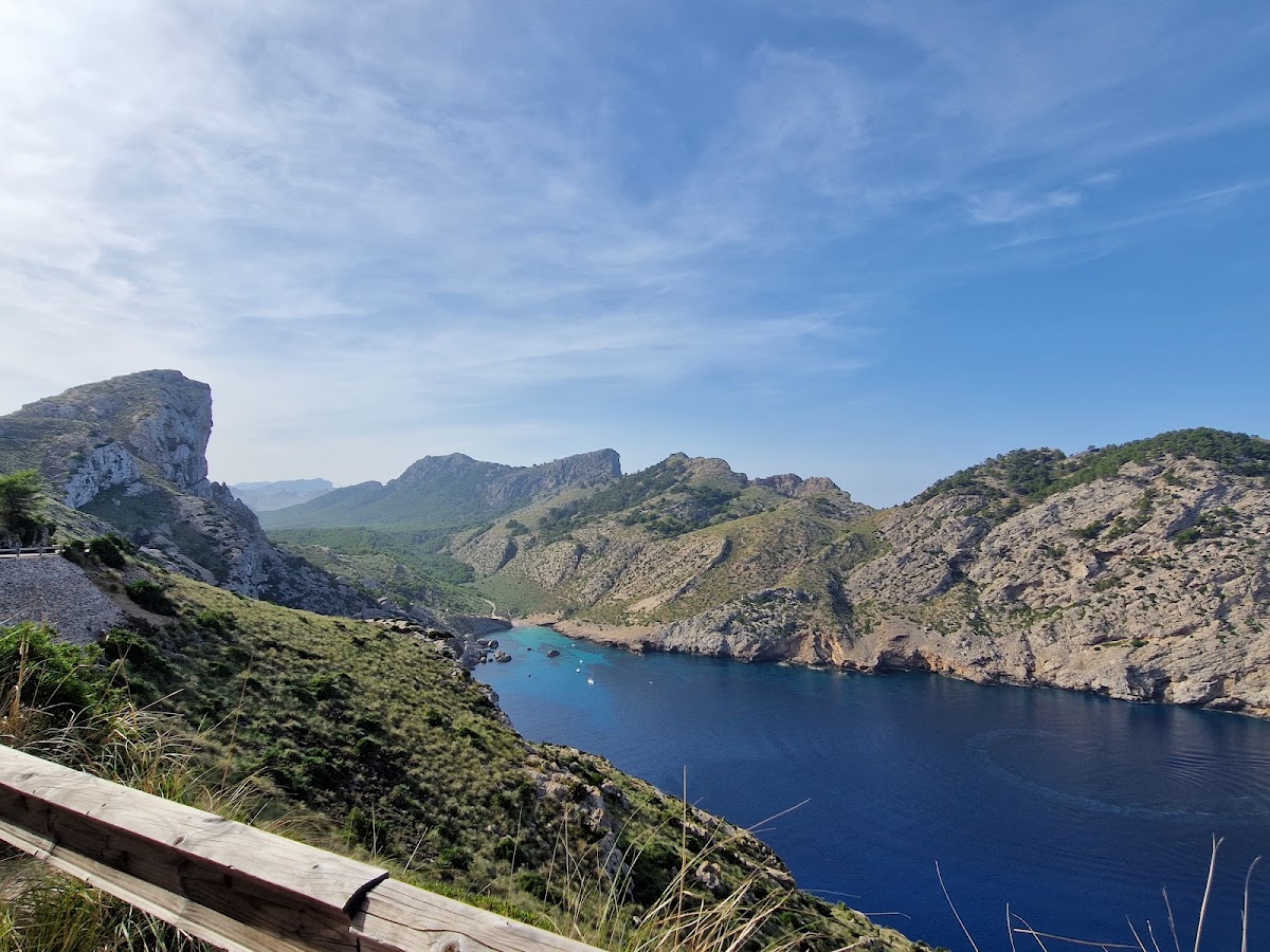Panoramautsikt mot de Cap Formentor