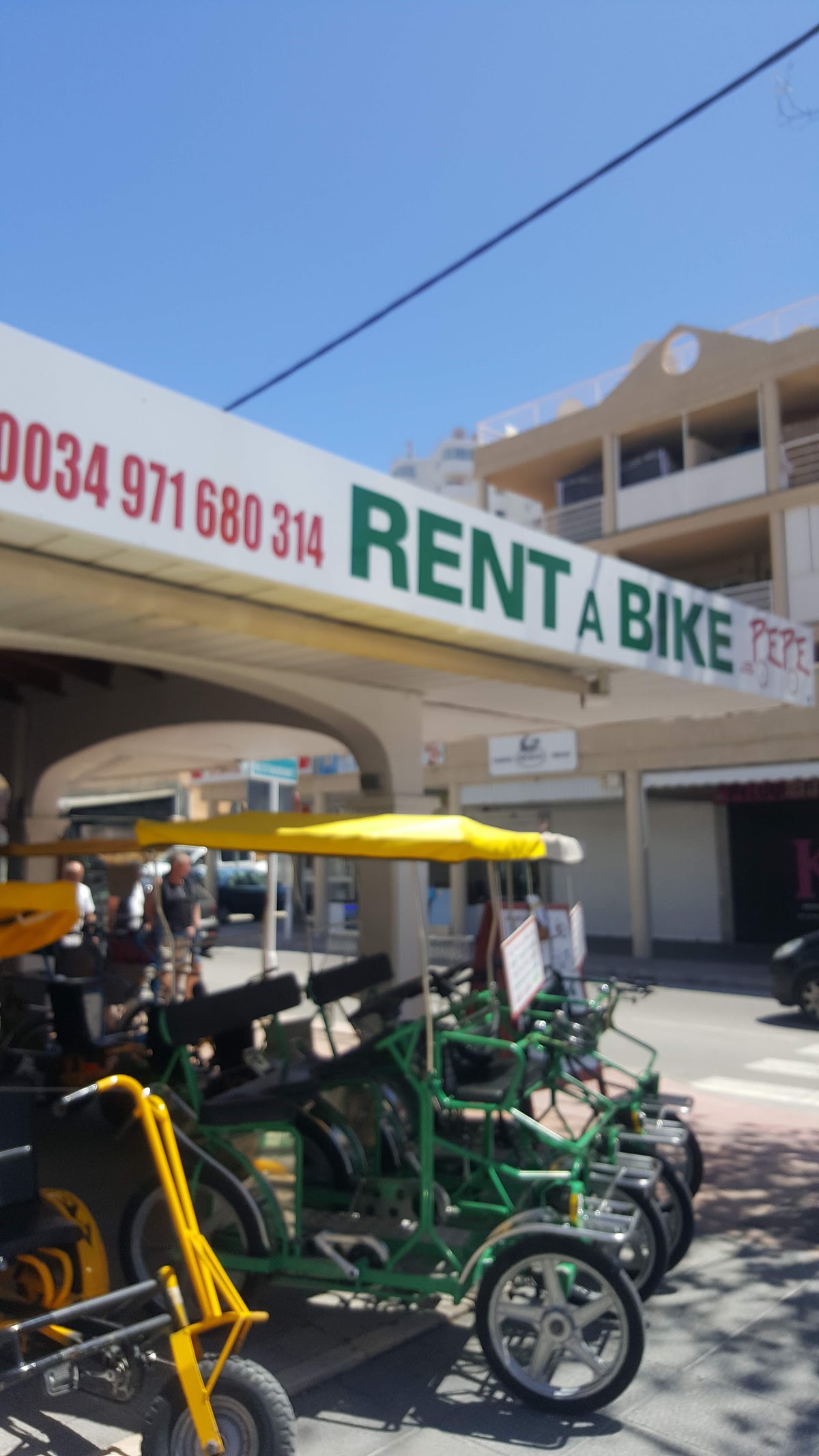 Rent a bike Pepe