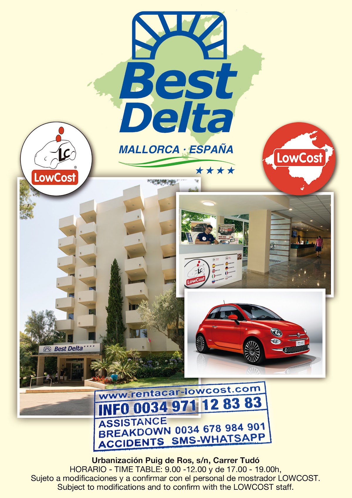 Noleggio Auto Low Cost | Hotel Best Delta