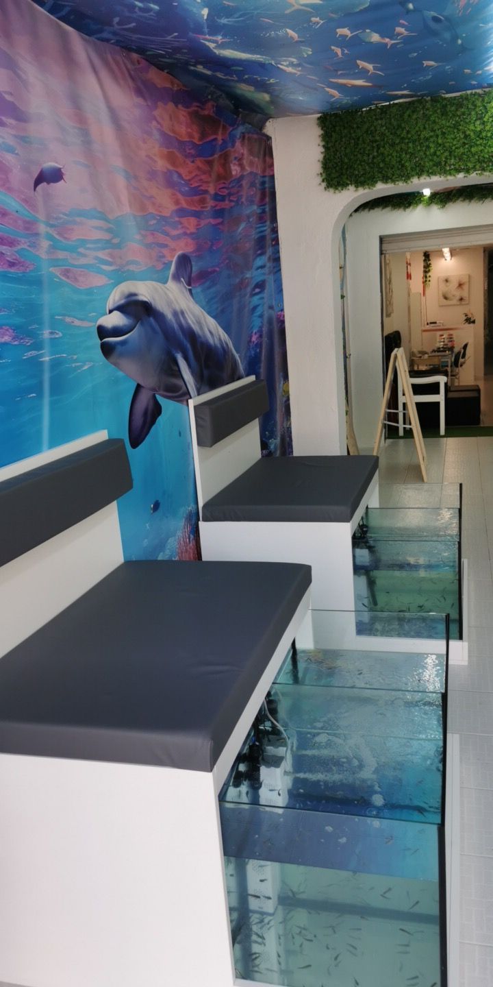 Fish spa massage